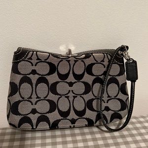 Coach Monogram Turnlock Wristlet